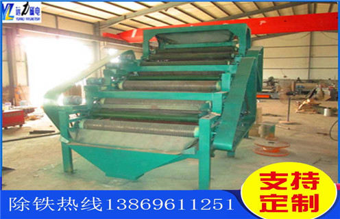 雙輥干式磁選機(jī)，陜西雙輥干式磁選機(jī)_超強(qiáng)磁皮帶結(jié)構(gòu)_陜西雙輥干式磁選機(jī)生產(chǎn)廠家 